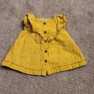 Shabby Chic Yellow Dress